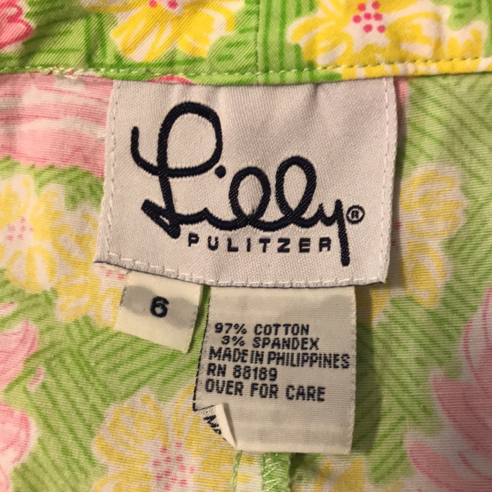 Lilly Pulitzer High Rise Capris - Picture 7 of 9